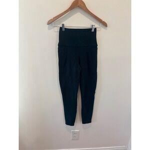Beyond Yoga Space Dye‎ Pocket Leggings Size Small Hunter Green